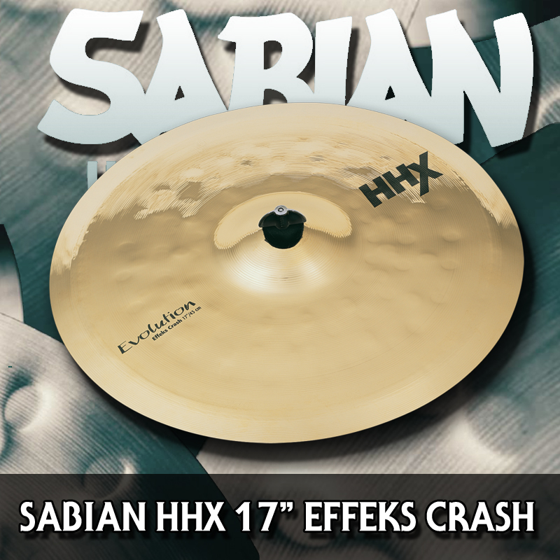 [★드럼채널★] Sabian HHX Evolution 17 inch Effeks Crash /심벌/사비안